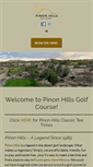 Mobile Screenshot of pinonhillsgolf.com